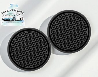 Silicone Car Cup Holder Coasters | Waterproof Anti-Slip Inserts