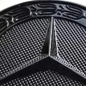 Gloss Black Metal Front Hood Badge | Mercedes W212 W213 W205 image 4