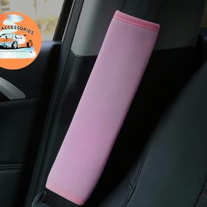 Copri cinture di sicurezza morbidi / Imbottiture morbide per spallacci / Cuscino da viaggio regolabile per auto / Comodo accessorio per interni / Manicotti di sicurezza per veicoli