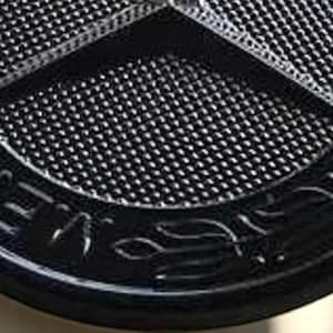 Gloss Black Metal Front Hood Badge | Mercedes W212 W213 W205 image 3