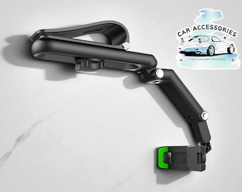Auto Sonnenblende Handyhalter | Verstellbare, freihändige Cliphalterung