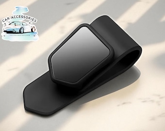 Car Visor Sunglasses Clip | Auto Eyewear Holder, ABS