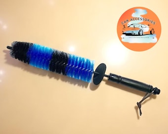 Car Wheel Cleaning Brush | Soft Bristle Rim Scrubber