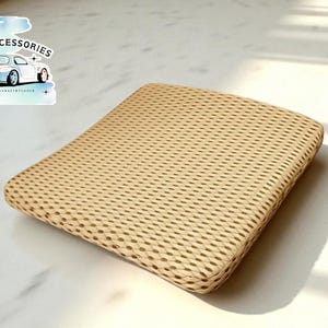 Car Seat Cushion Pad | Breathable Comfort Chair Pillow | Office & Travel Support Foam | Ergonomic Sitting Relief Accessory