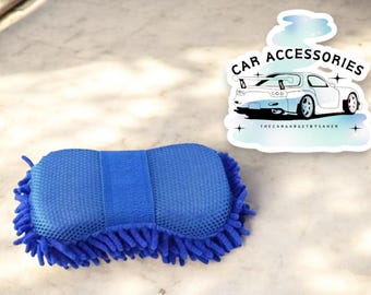 Microfiber Chenille Car Wash Mitt | Scratch-Free, Reusable