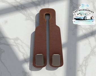 PU Leather Car Headrest Hooks | Backseat Organizer