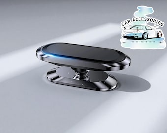 Magnetische autotelefoonhouder | Dashboardmontage, volledige rotatie