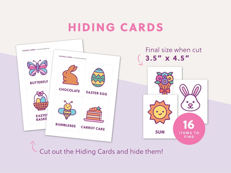 Printable Easter Scavenger Hunt Game | Easter Family Game | Instant ...