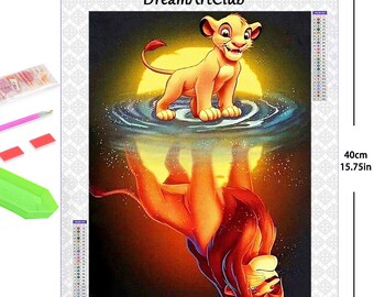 Moxiaa 5D Diamant Malerei Leopard – 30x90 Cm, Quadratische Strasssteine, DIY Set Für Wanddekoration