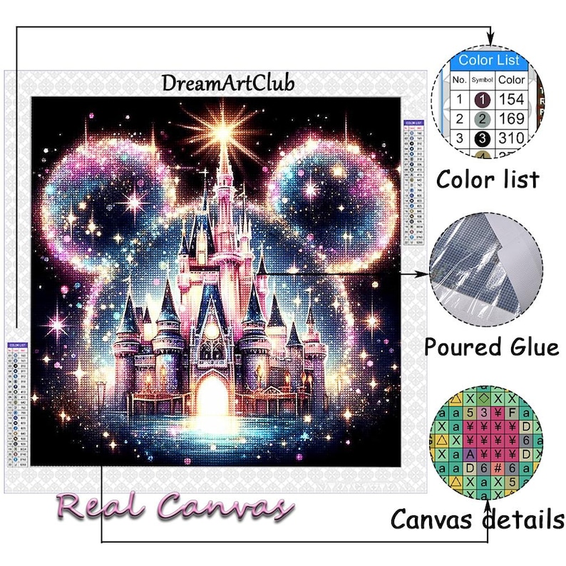Fantasy Castle Diamond Painting Kit: 5D DIY Home Decor - Etsy