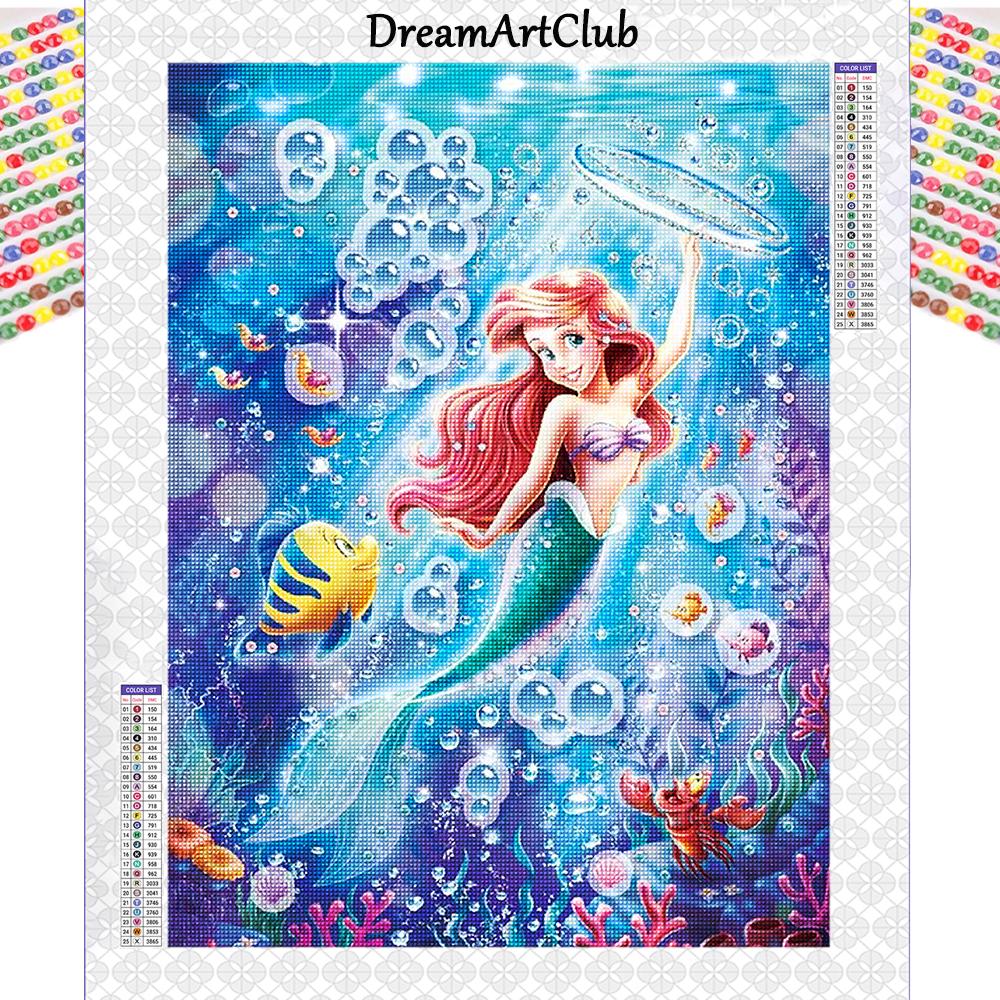 Little mermaid diamond painting - Etsy 日本
