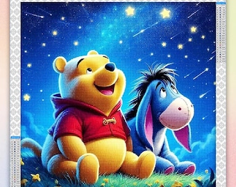 Winnie the Pooh Diamond Painting Kit: 5D DIY Home Decor