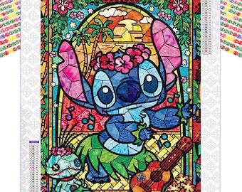 Stitch Diamond Painting Kit: 5D DIY Home Decor Art