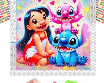 スティッチ - クリスタルアート バディキット (ディズニー) - Etsy 日本