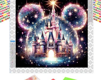 Diamant Malerei Kit 5D Diamant Malerei Fantasie Schloss Kunst Wohnkultur Diamant Stickerei Handgemachtes Geschenk