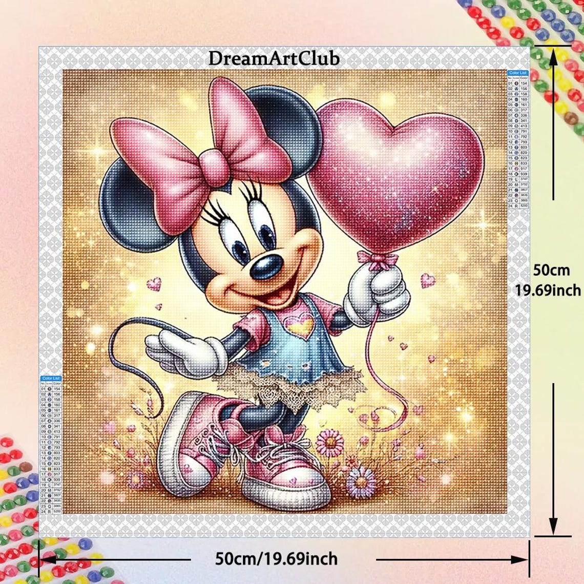 Minnie Mouse Diamond Painting Kit: 5D DIY Home Decor - Etsy