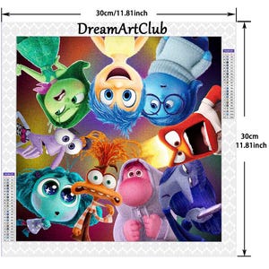 Inside Out Diamond Painting Kit: 5D DIY Home Decor Art image 3
