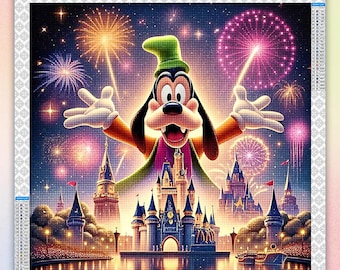 Goofy Diamond Painting Kit: 5D DIY Home Decor Art
