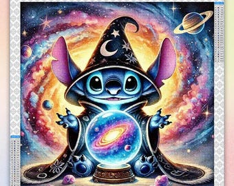 Stitch Wizard 5D Diamond Painting Kit: DIY Home Decor Art
