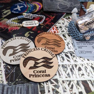 Cruise Tokens | Princess Cruises | Cruise Souvenir - Token | Hidden Fun! | Personalized