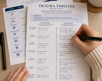 Trauma Timeline Worksheets for Inner Child Healing