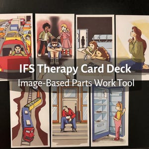 IFS Therapy Card Deck for Parts Work | Trauma-Informed Image Cards for Therapists & Self-Reflection image 1
