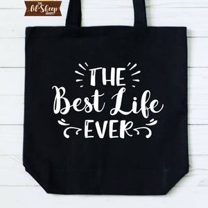 Tote Bag/The Best Life Ever/JW Gift/JW Pioneer/Pioneer Gift/Book Bag/No hay Vida Mejor