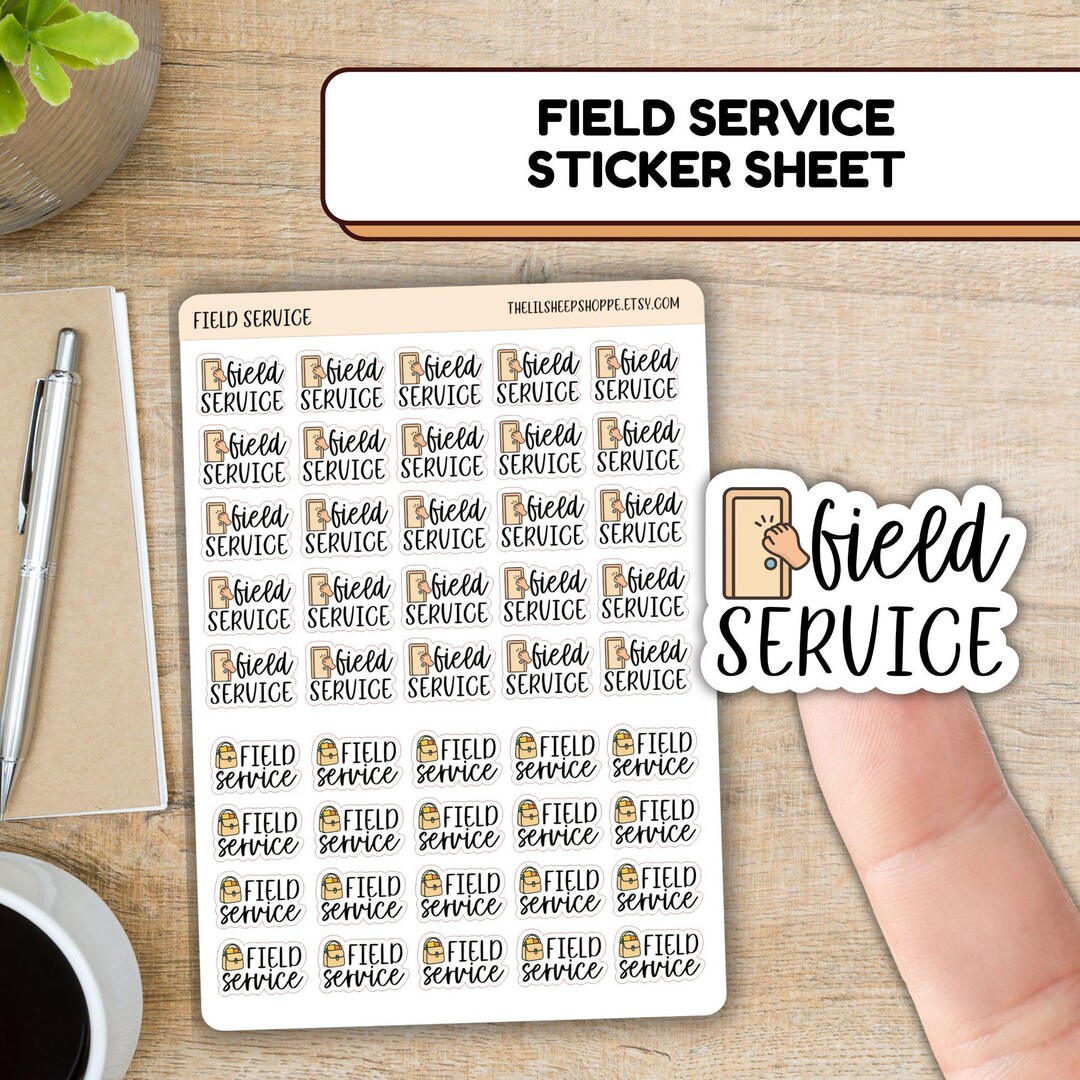 Field Service Unit Sticker Field Service JW Planner Stickers /planner Stickers/sticker Sheet ...