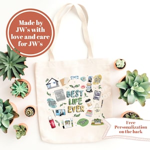 Sac fourre-tout/La meilleure vie de tous les temps/École de service des pionniers/Cadeau JW/C'est la vie que nous choisissons/Sac fourre-tout/Cadeau d'école des pionniers/Sac de livre