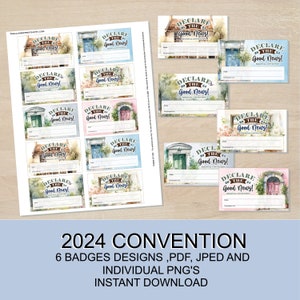2024 Declare the Good News Convention Badges, Name Tag, Printable File ...