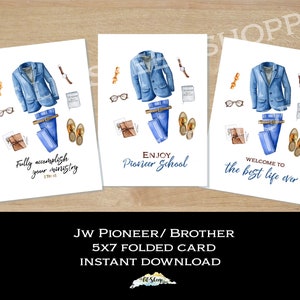 JW Brother, tarjeta pionera, tarjeta de agradecimiento, tarjeta de fomento, tarjeta imprimible