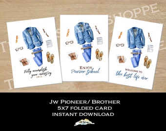 JW Brother, pioneer card, Appreciation card, Encouraging card,Printable card