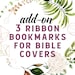 ADD-ON 3 Ribbon Bookmarks for Bible Cover - Etsy