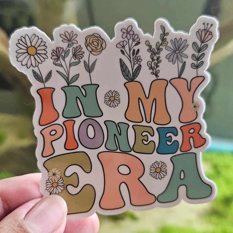 Pioneer era sticker /Waterproof Laminated Sticker/Bible inspired sticker/Jw gift image 2