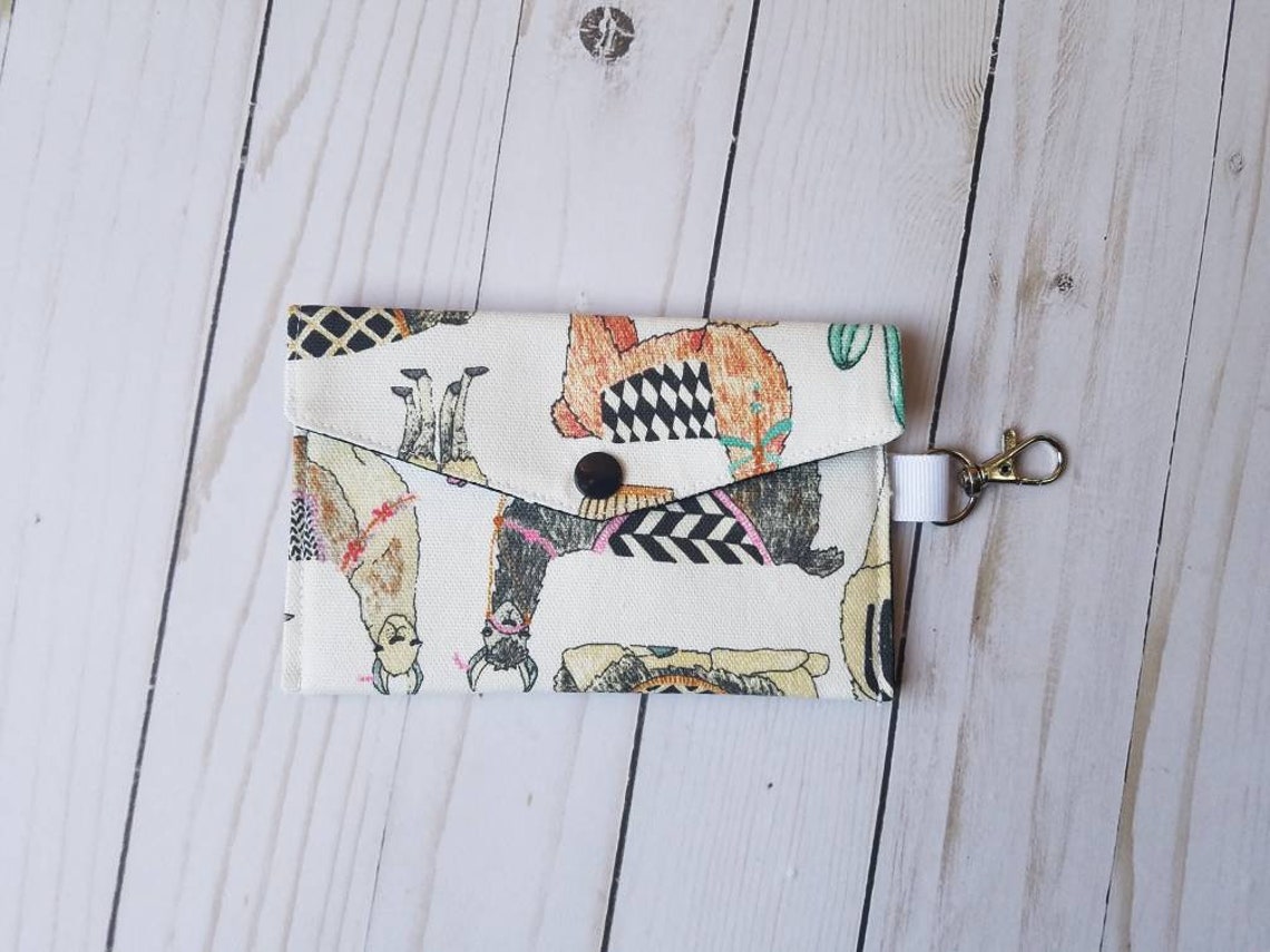 Contact Card Holder/business Card Wallet/mini Wallet/jw Etsy