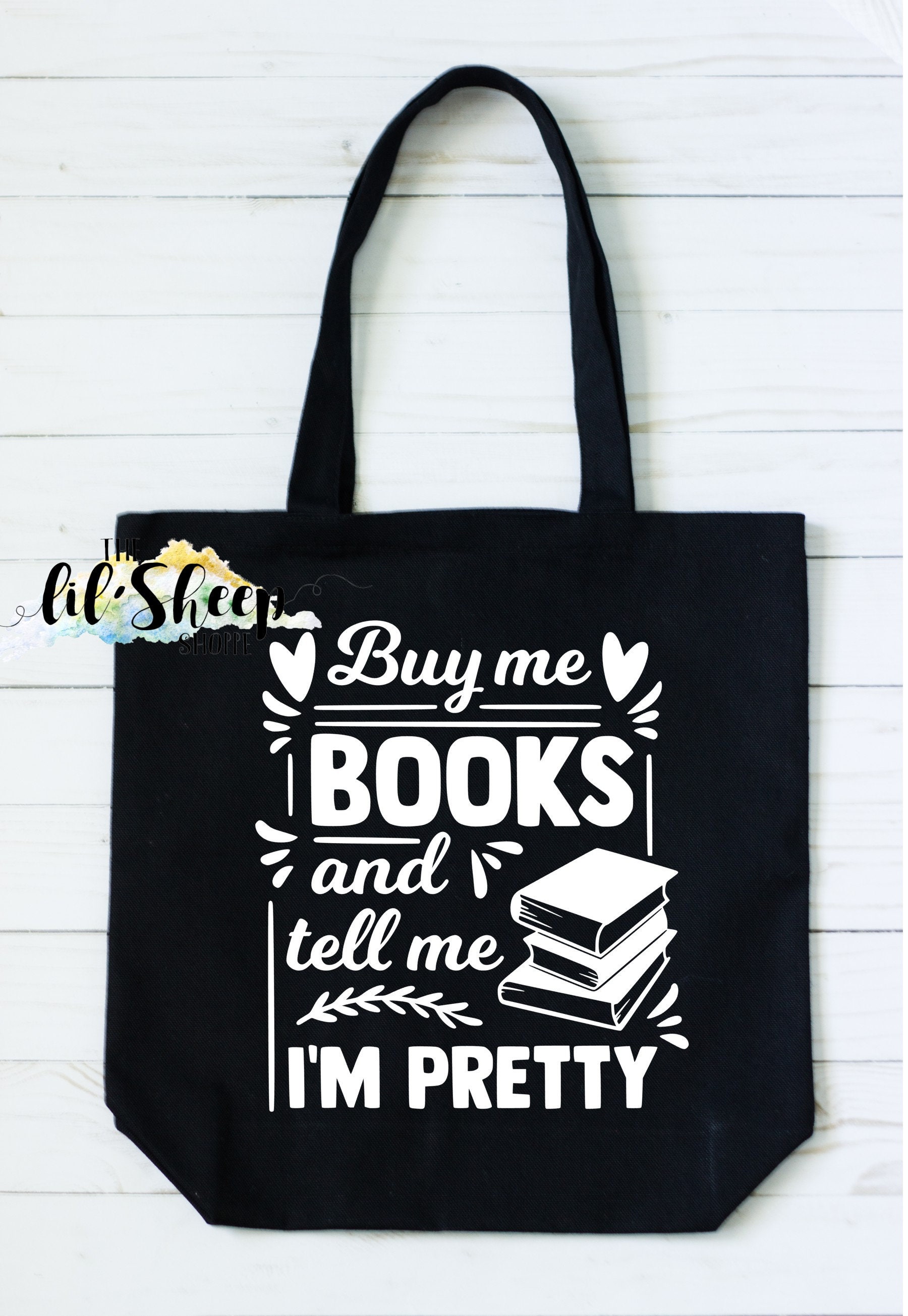 Personalized book Bag/Book Bag/Library Bag/Book lover Etsy