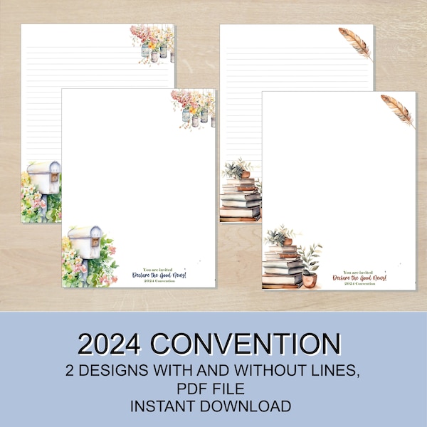 2024 Declare the good news convention/Printable stationary for letter writing /Jw gift/ Printable paper/ Digital Download