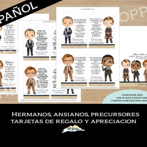 Hermano, Precursor,anciano, Jw tarjeta, tarjeta para regalos, tarjeta de apreciação, arquivo digital