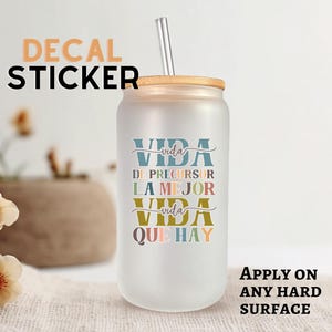 Vida de precursor la mejor vida que hay sticker/Pioneer Gift/JW Gift/DIY Gift/Uv-dtf/Ready permanent water resistant sticker