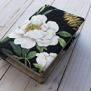 Bible cover/New world translation bible cover/Custom bible cover/Jw gift/ black floral