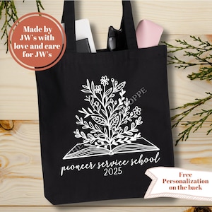 2025 Pioneer School tote bag/JW Gift/JW Pioneer/Pioneer Gift/Book Bag