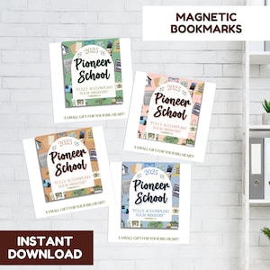Pioneer School Magnetic bookmark/DIY Pioneer gift/Pioneer school/ JW gift/ Printable bookmarks/ Digital Download