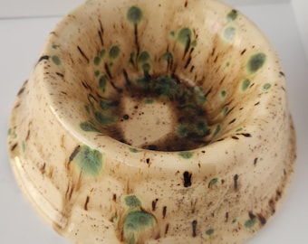 Vintage Ceramic Dog Or Cat Bowl or Plant Pot/Ceramic Planters/Vintage Ceramic Planters/Vintage Ceramic Dish/Dog Feed Bowl/Animal Feed Bowl