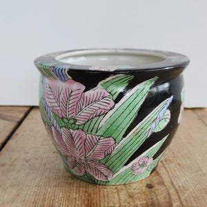 Chinese Hand Painted Plant Pot - Etsy