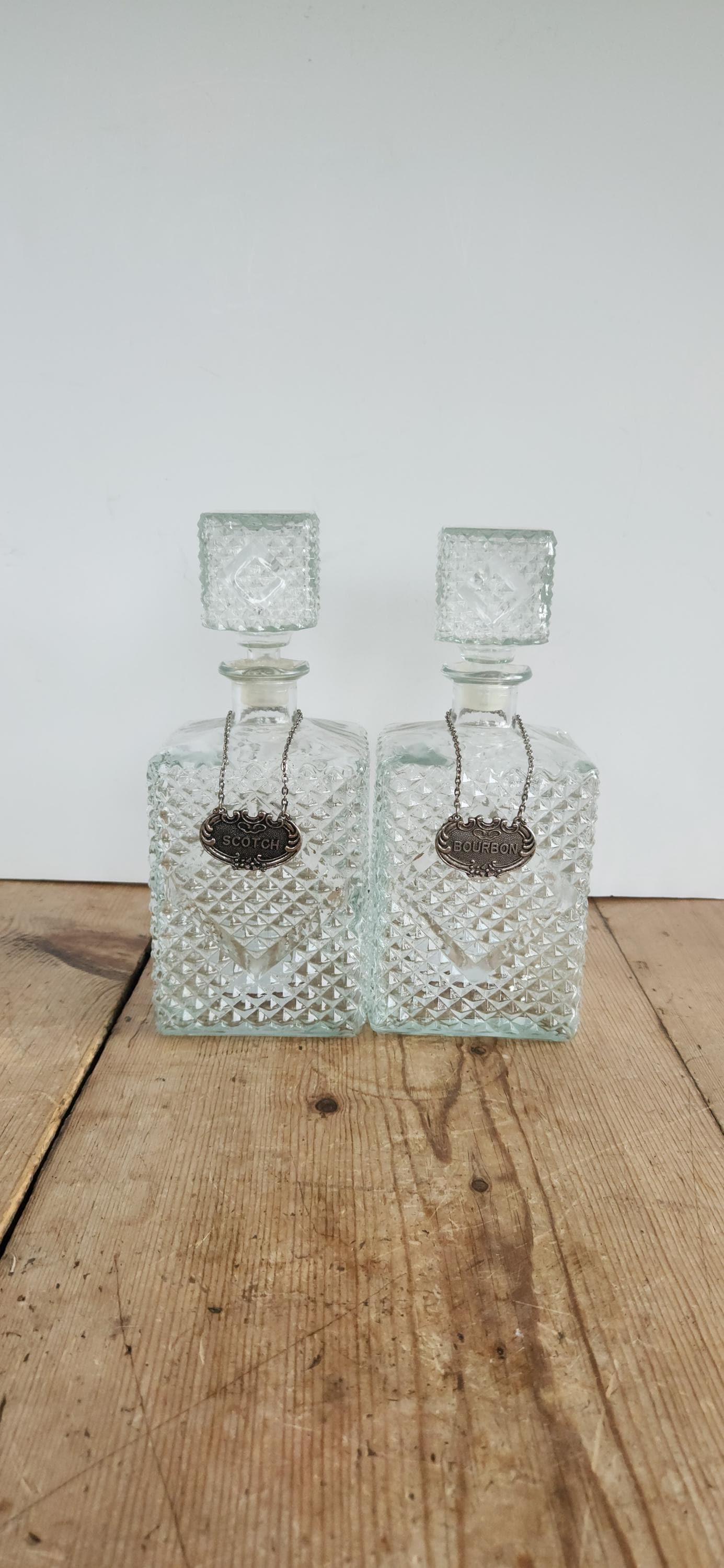 Vintage Decanter Tags Set - Etsy