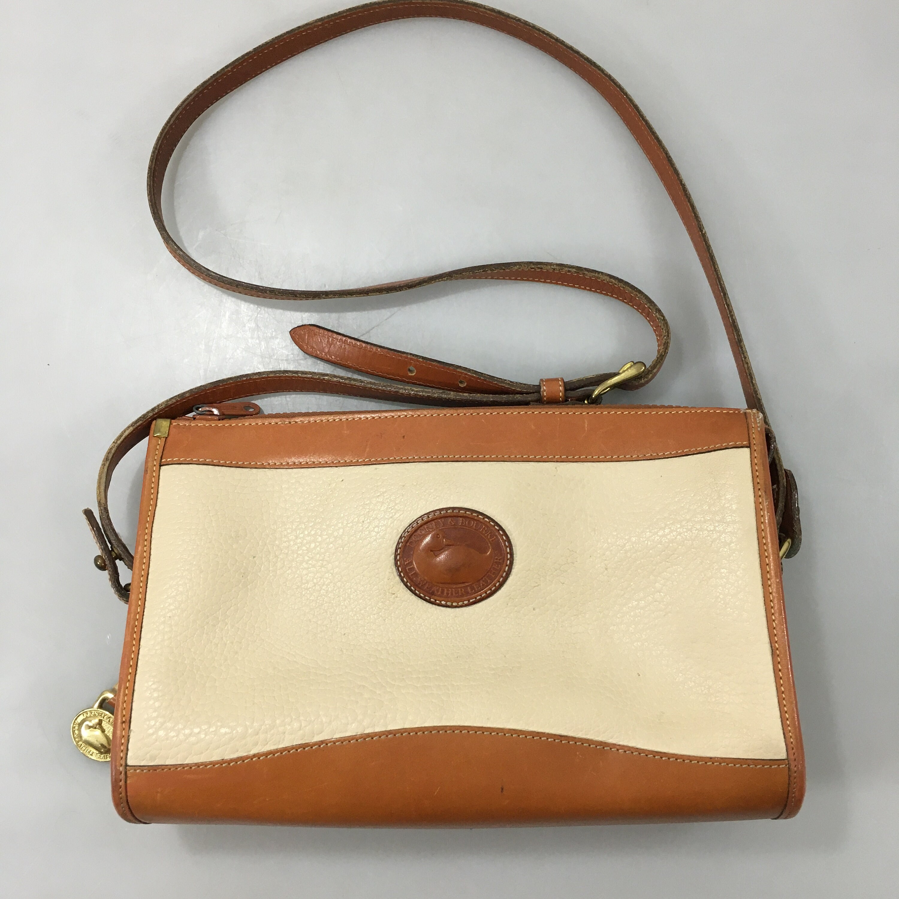 セットアップ Dooney Bag Shoulder Leather Weather All Tan Cream Bourke パンツ