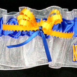 Denver Nuggets Handcrafted Basketball Wedding Bridal Garter