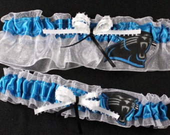 Carolina Panthers NFL Handmade Garter Set