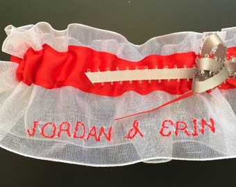 Spiderman Wedding Keepsake Garter Set