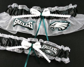 Philadelphia Eagles Handmade NFL Garter Set